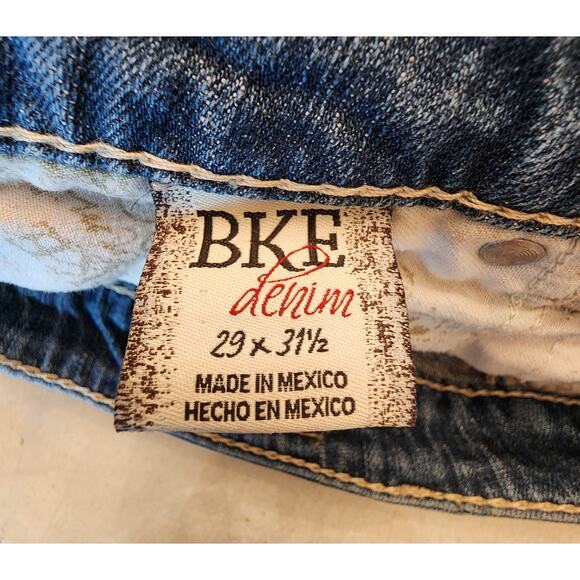 BKE Denim Women's Bootcut Payton Size 29 Embroidery Sequin - Picture 8 of 15